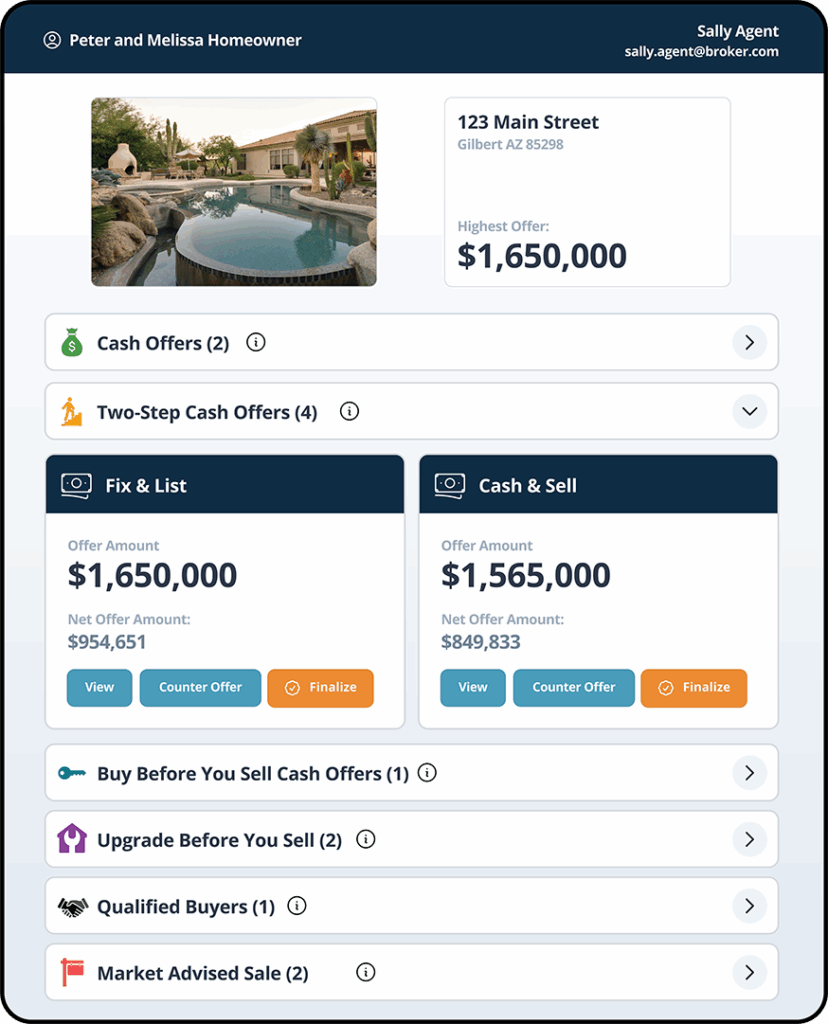 Property Present to Client Screenshot